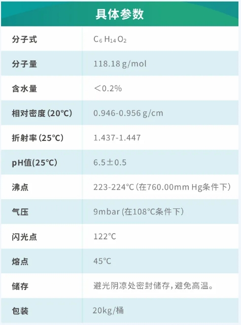 1,2-己二醇 CAS:6920-22-5 多功能替代型防腐剂